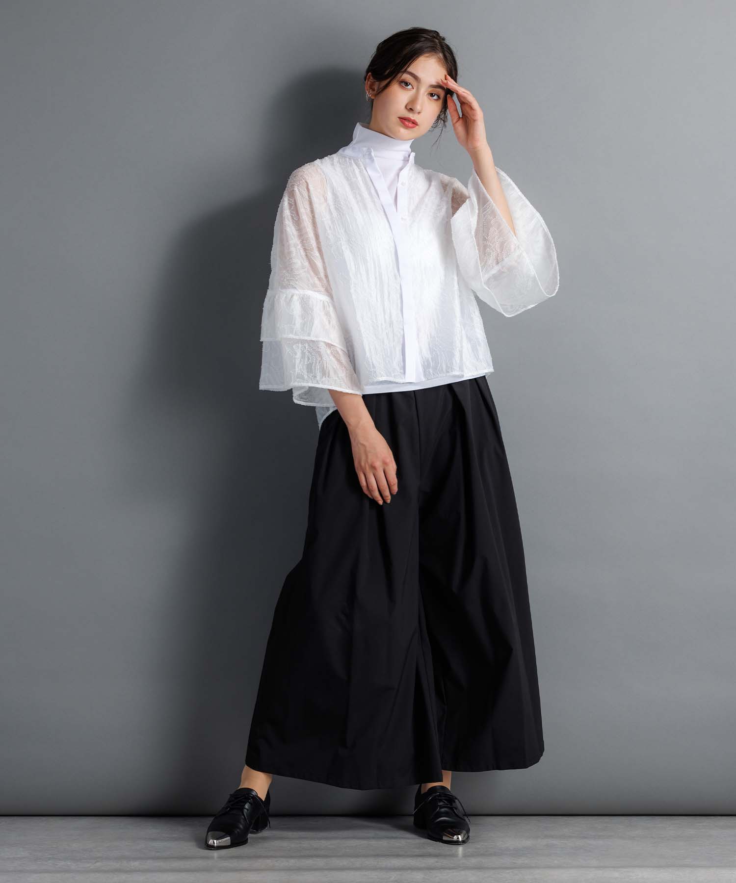 styling/ スタイリング　カットジャガード シャツジャケット カットジャガードシャツジャケット シャツ・ブラウス RAW FUDGE