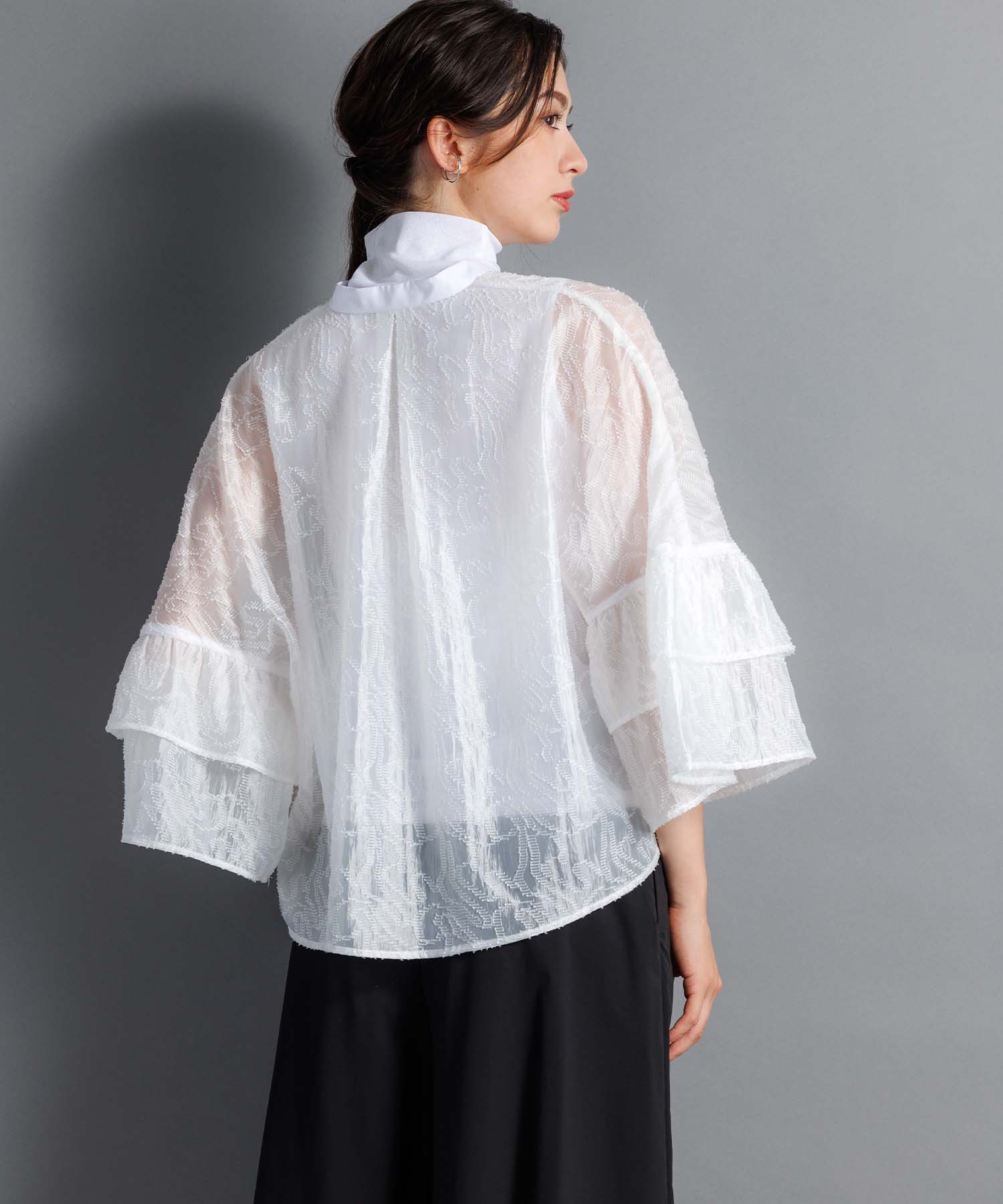 styling/ スタイリング　カットジャガード シャツジャケット styling/ スタイリング カットジャガード シャツジャケット