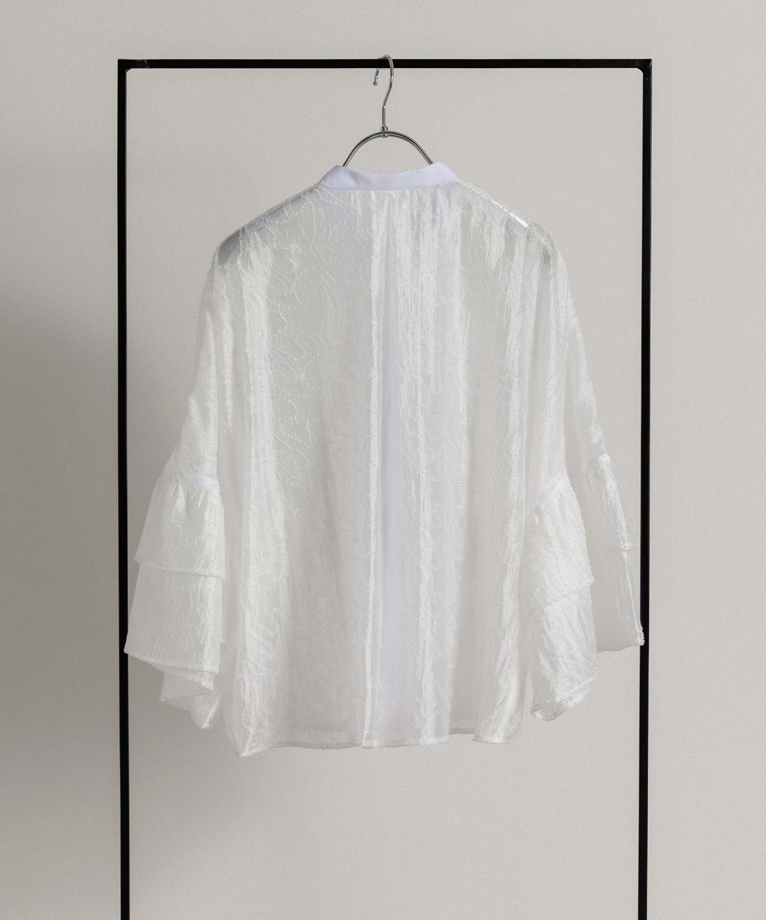 styling/ スタイリング　カットジャガード シャツジャケット カットジャガードシャツジャケット シャツ・ブラウス RAW FUDGE