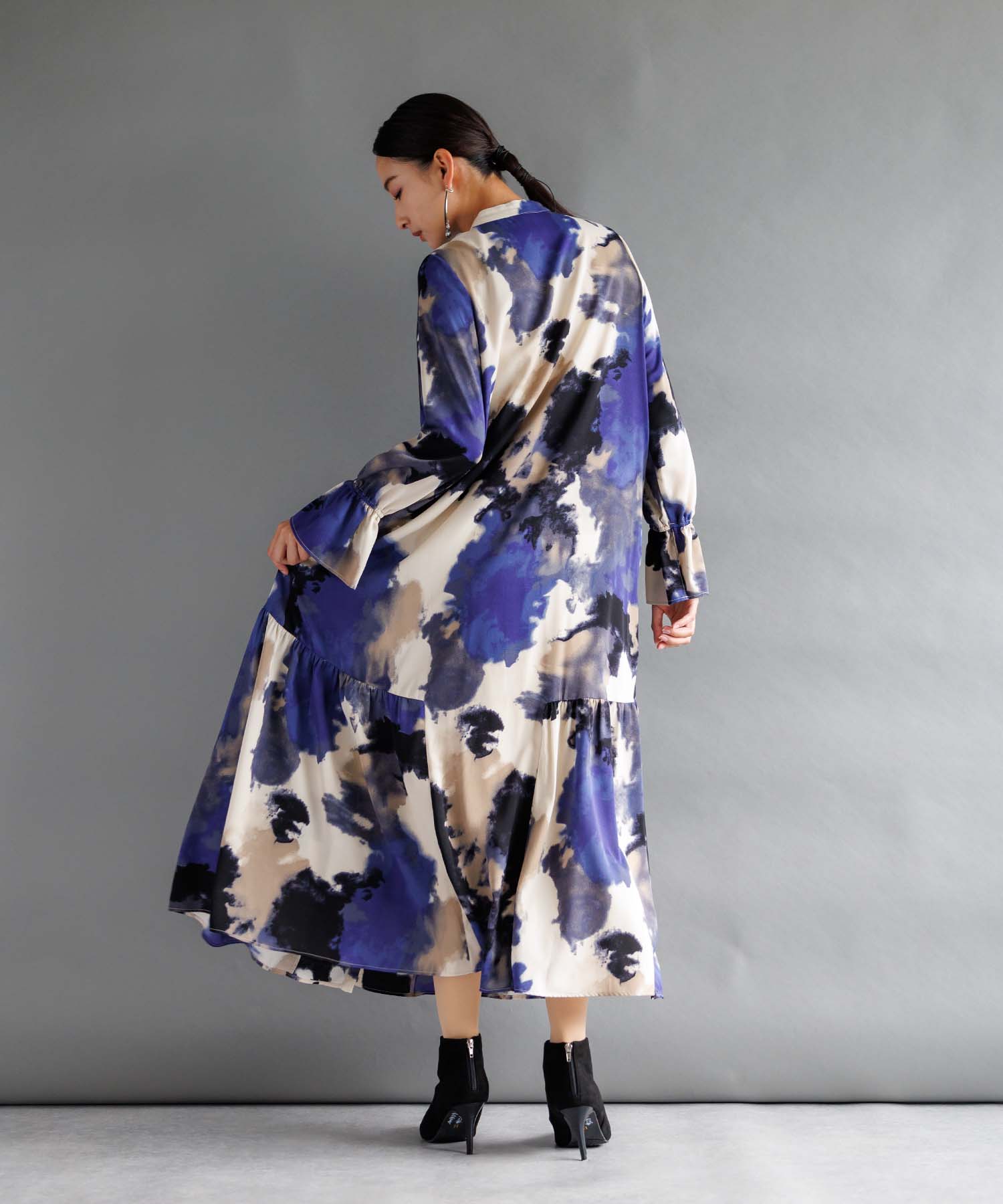 WEB限定再販】アートパターンシャツワンピース onepiece RAW FUDGE