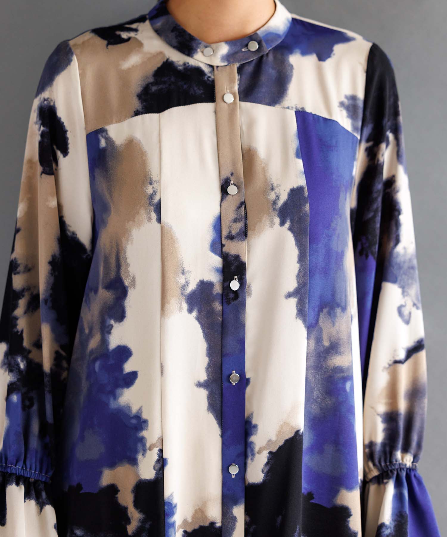 WEB限定再販】アートパターンシャツワンピース onepiece RAW FUDGE