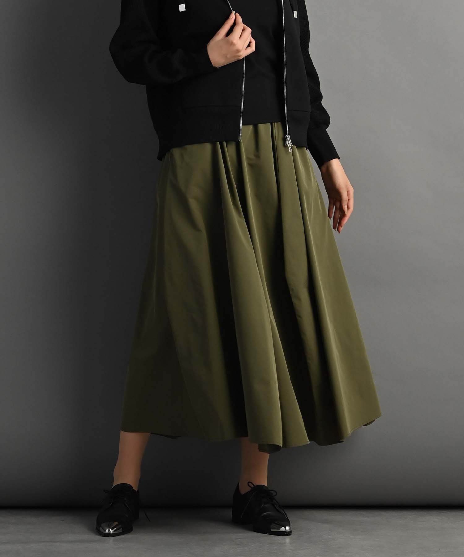 イレギュラーコクーンギャザースカート スカート RAW FUDGE 