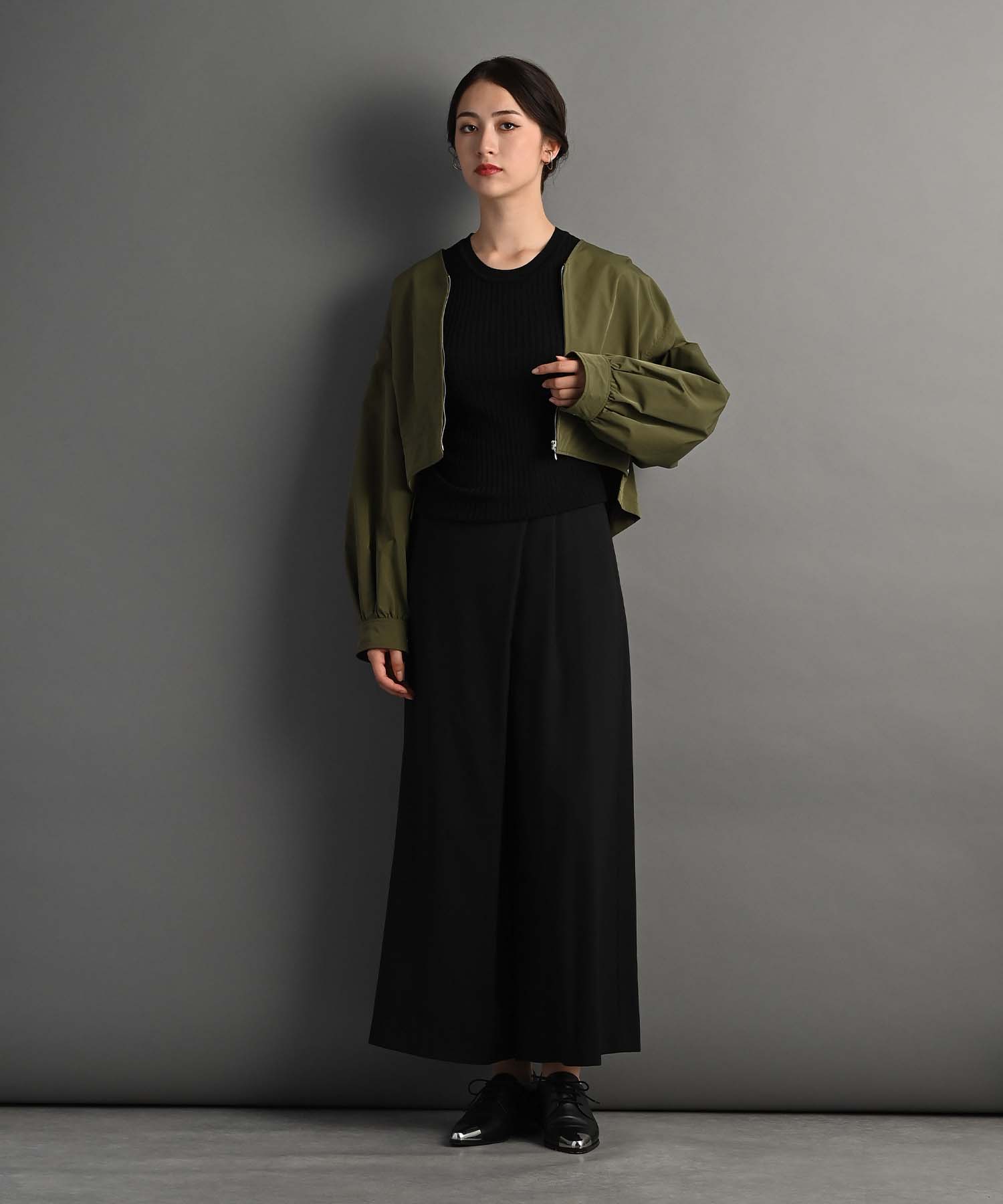 ビッグスリーブショートブルゾン ジャケット・ブルゾン RAW FUDGE