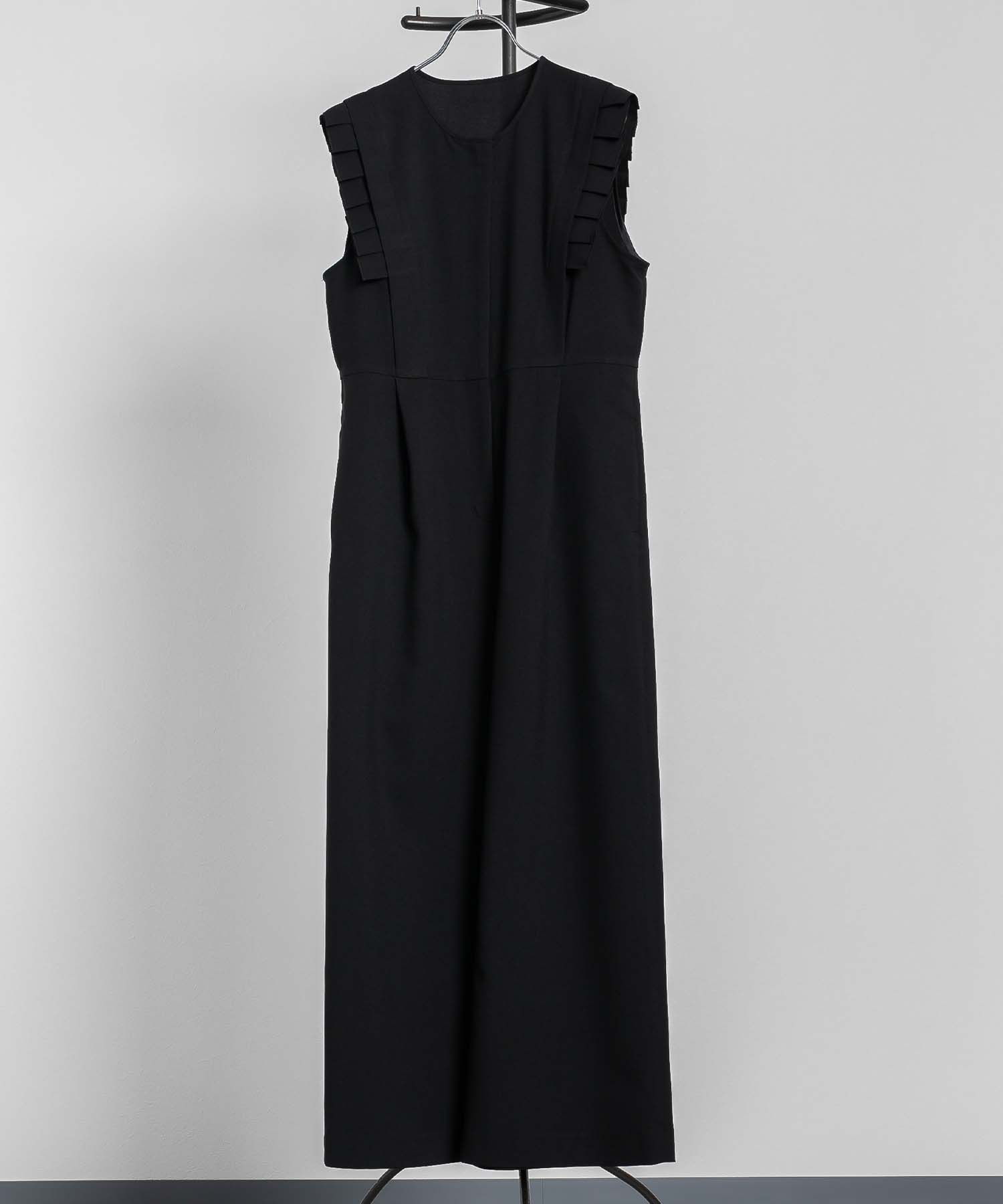 プリーツスリーブオールインワン onepiece RAW FUDGE