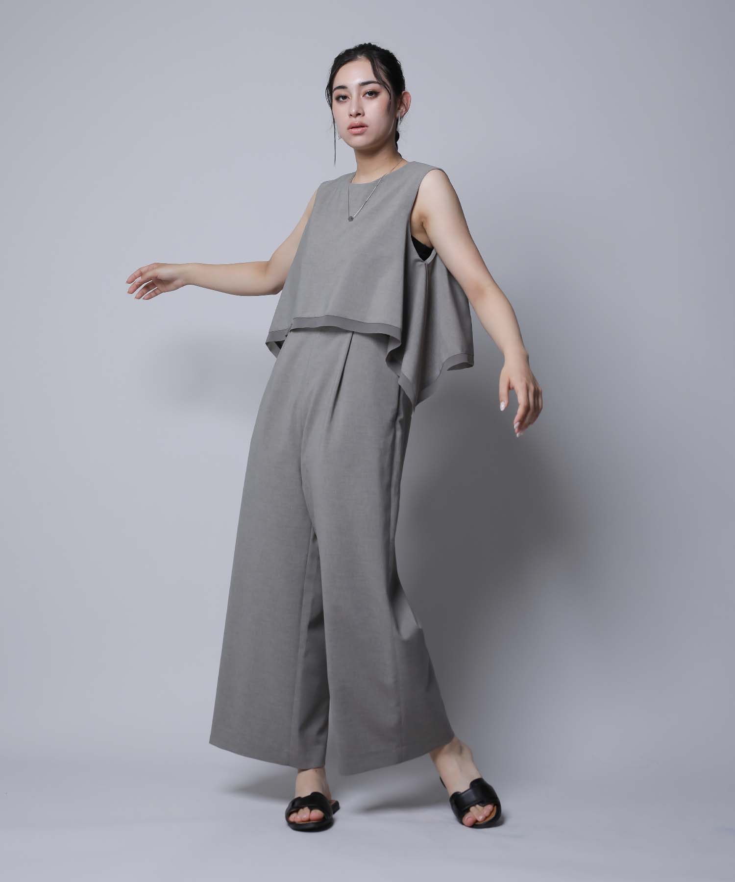 ハンカチーフヘムオールインワン onepiece RAW FUDGE