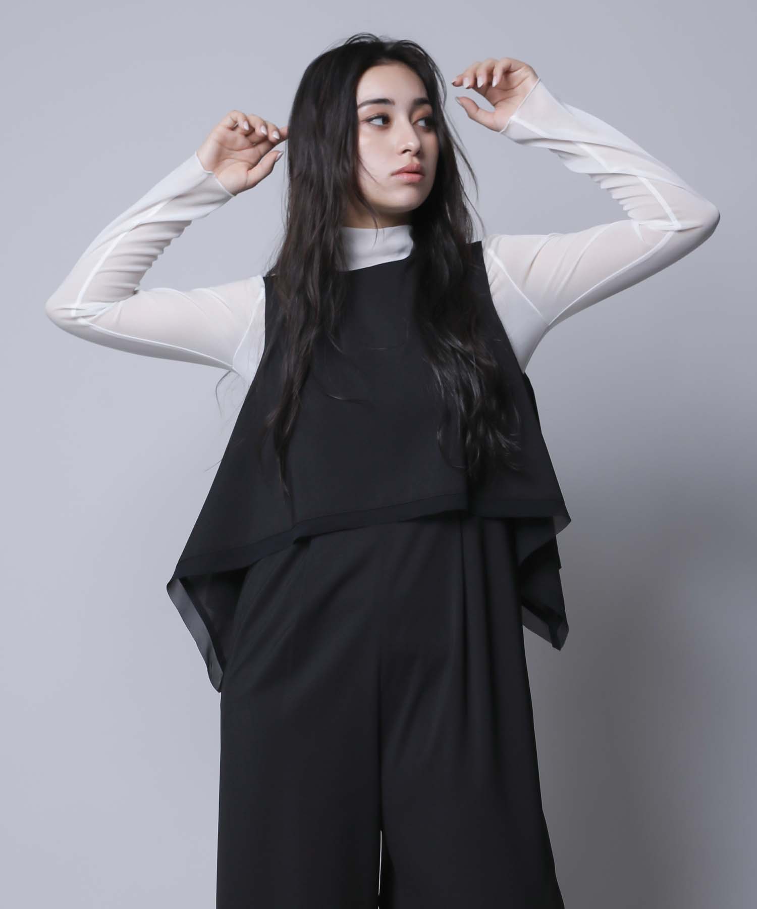 ハンカチーフヘムオールインワン onepiece RAW FUDGE