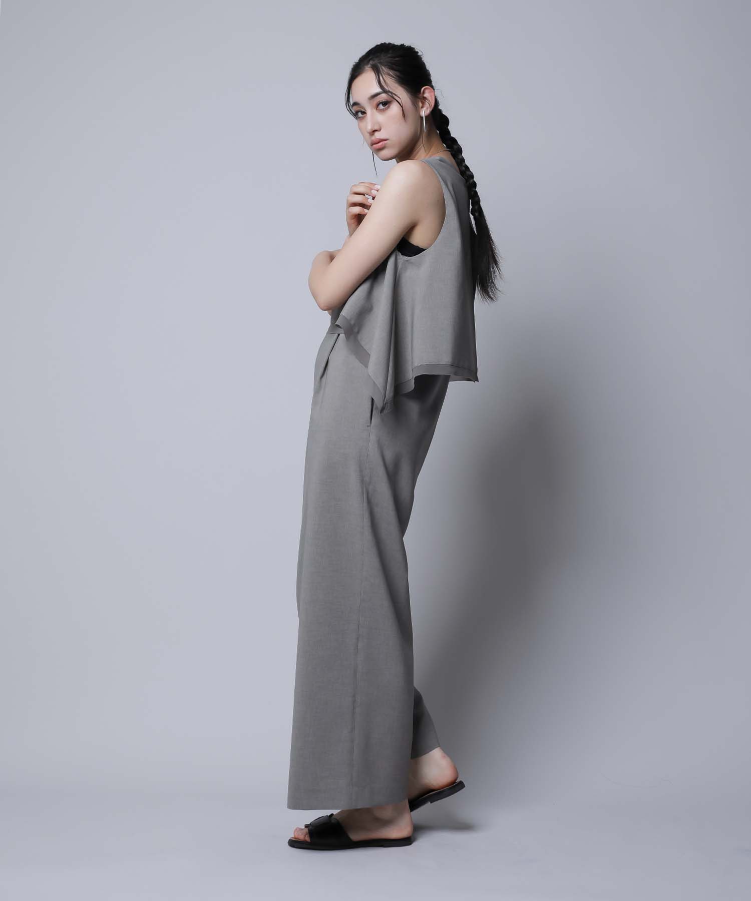 ハンカチーフヘムオールインワン onepiece RAW FUDGE