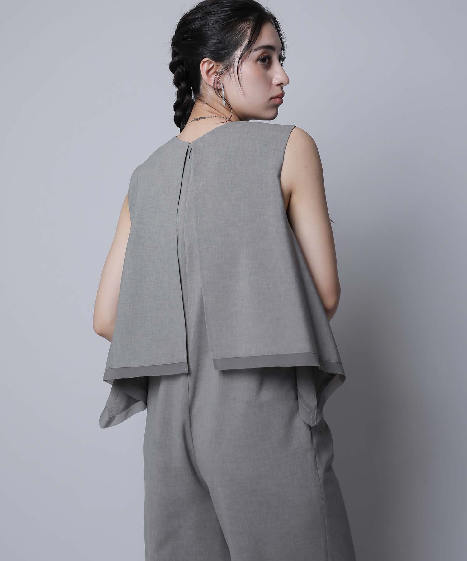 ハンカチーフヘムオールインワン onepiece RAW FUDGE