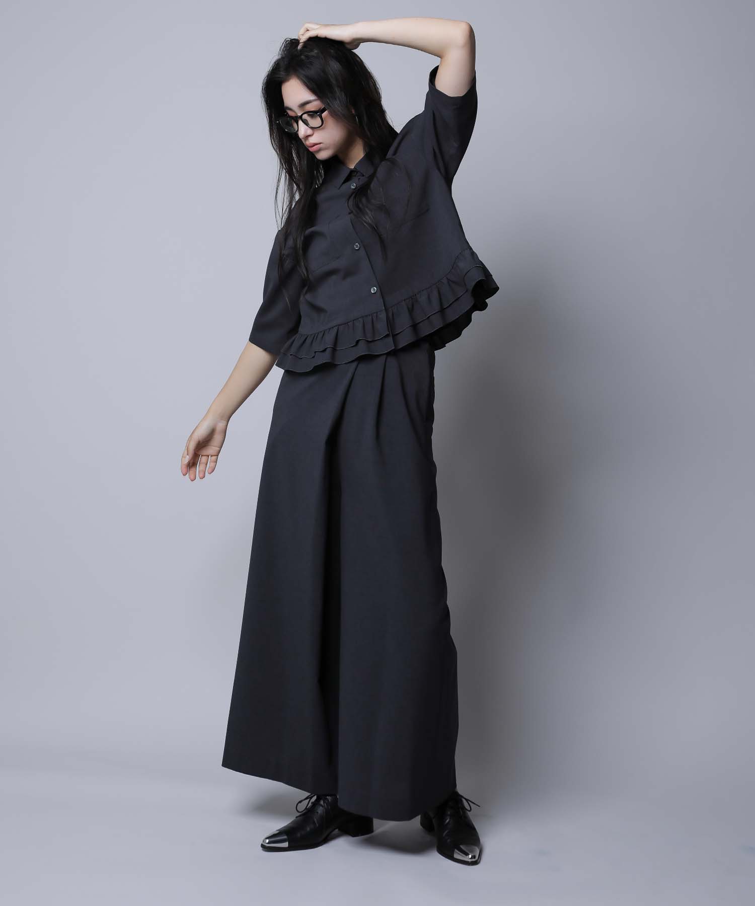 アシメウエストワイドパンツ　X S アシメウエストワイドパンツ X S 楽天市場】アシメ ワイドパンツ