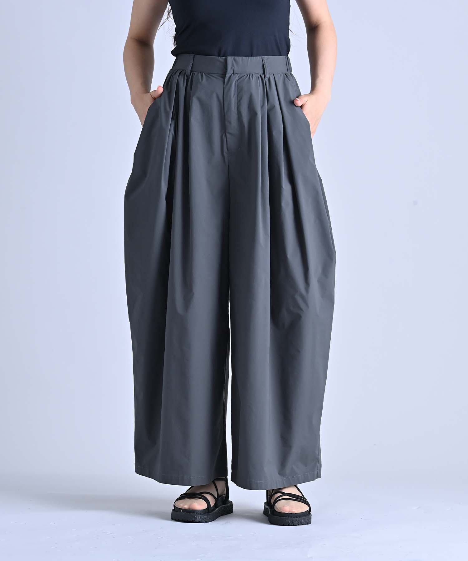 ドレープギャザーワイドパンツ パンツ RAW FUDGE