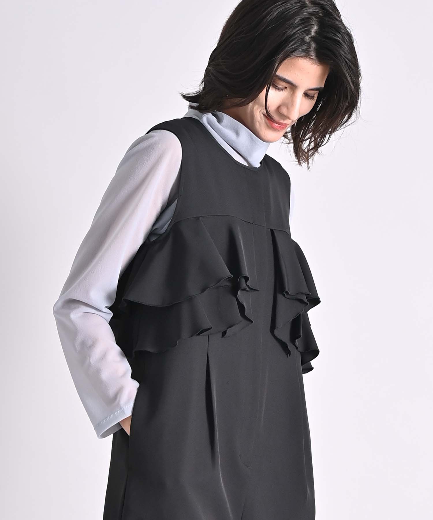 今季！RAW FUDGE ラッフル付オールインワン　ローファッジ　25,300円 ラッフル付オールインワン onepiece RAW FUDGE