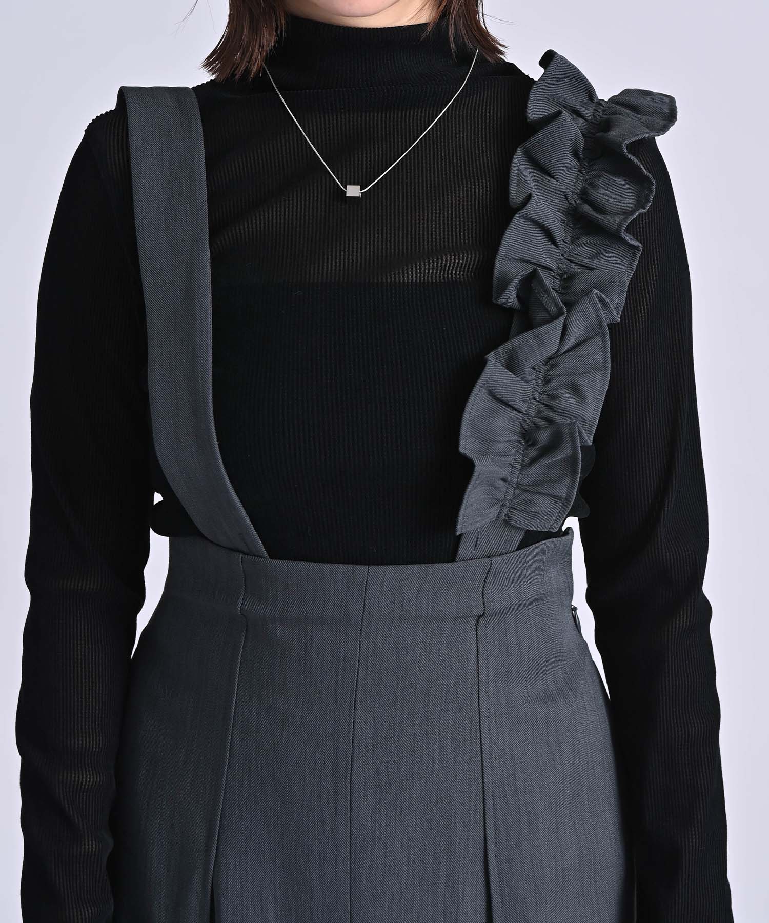 フリルサスペンダー付スカート スカート RAW FUDGE