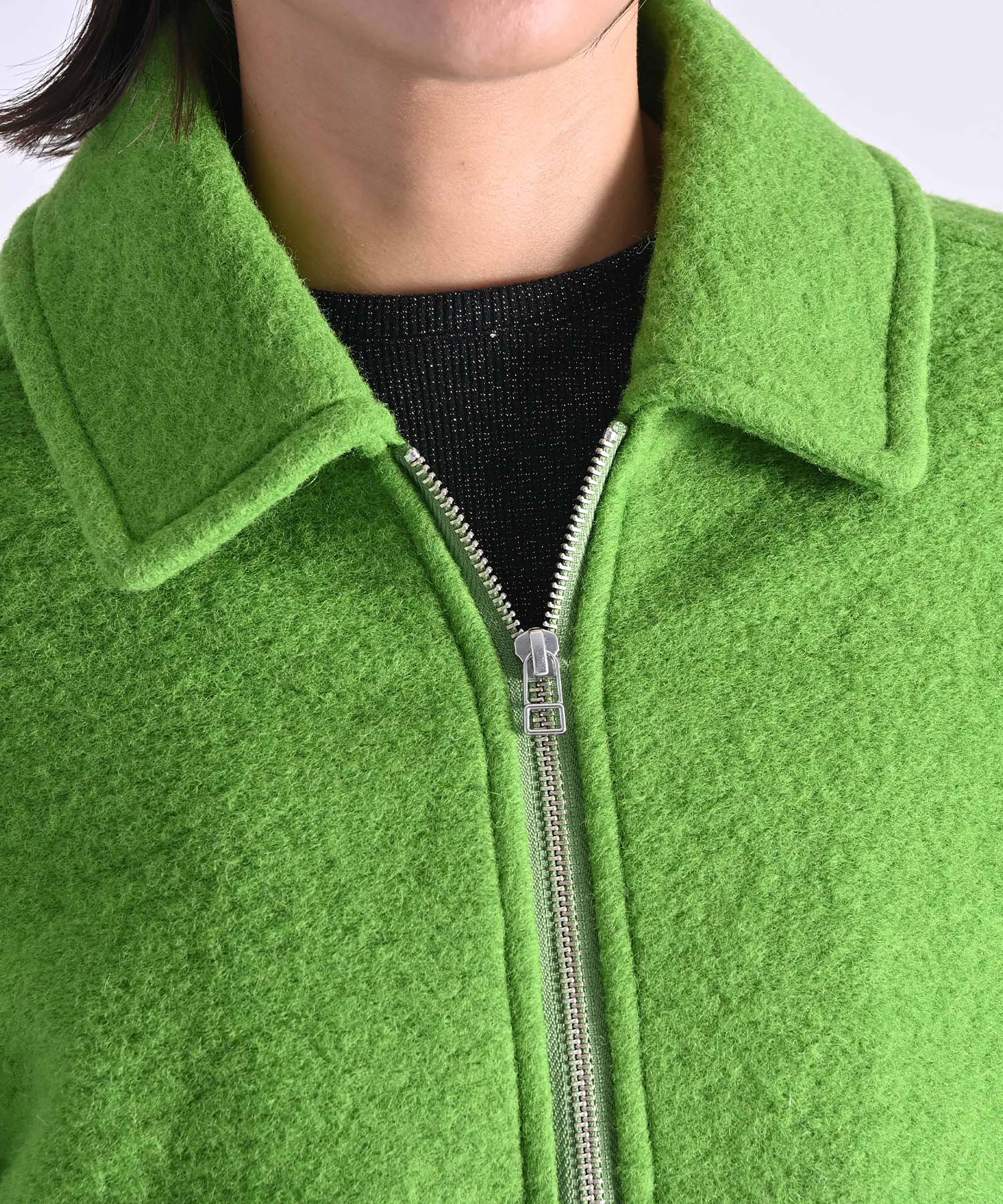 シェットランドウール圧縮ニットジャケット ジャケット・ブルゾン RAW