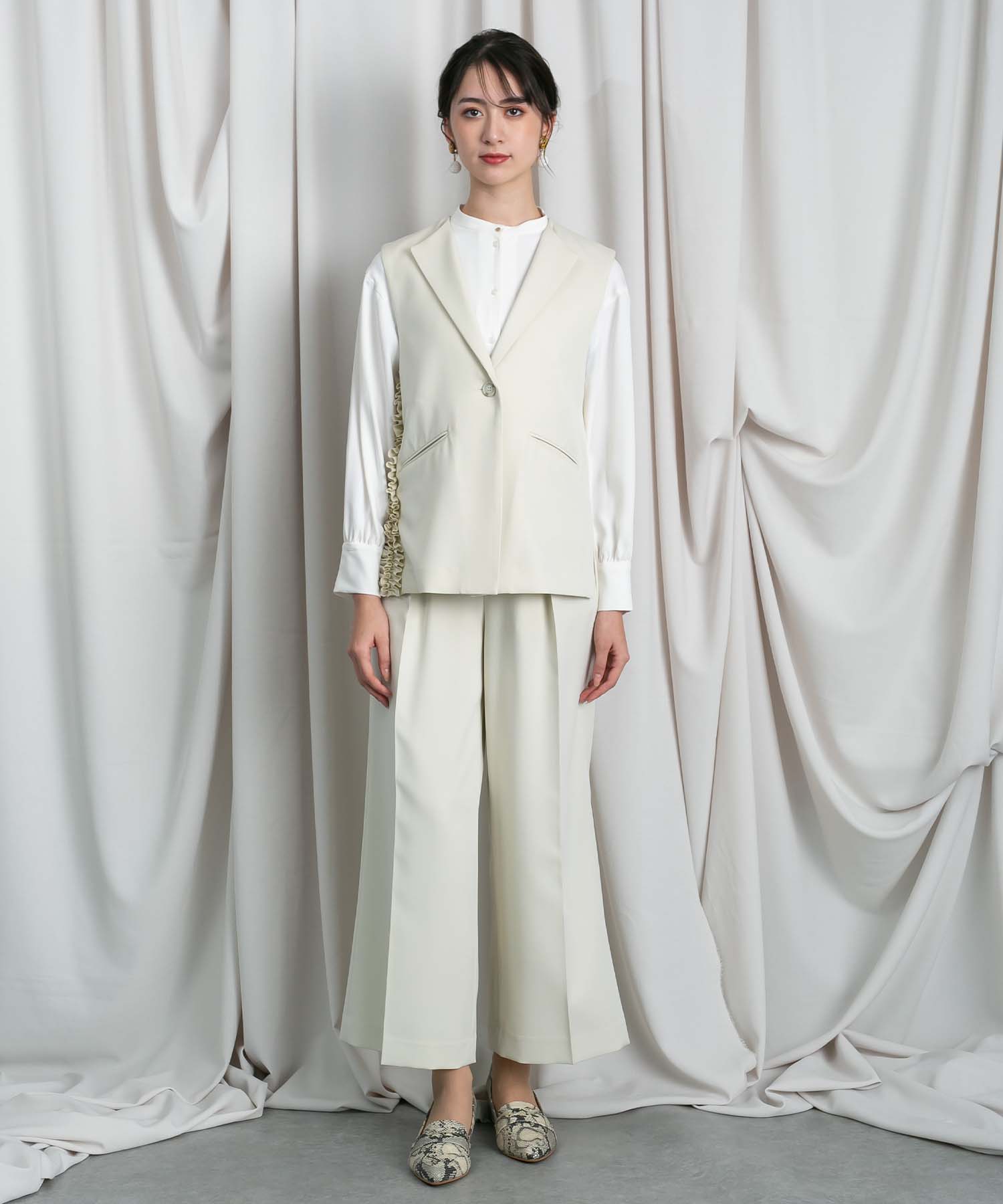IENA LA BOUCLE LINTON Vネックベスト（ジレ）｜IENA（イエナ