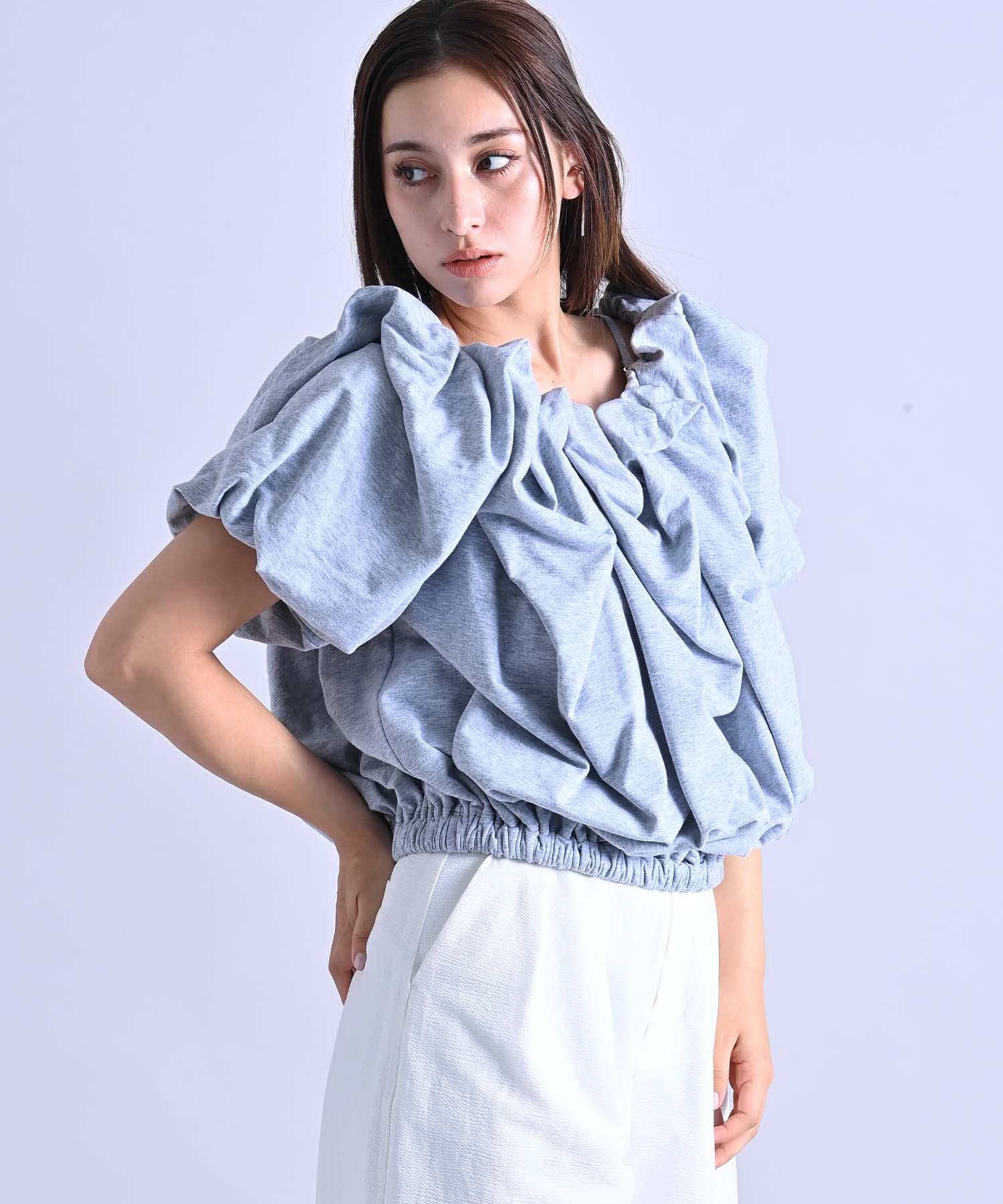 Mewl ショート丈２WAYオフショルTOPS ショート丈2WAYオフショルTOPS(Mewl予約販売) | セレクト