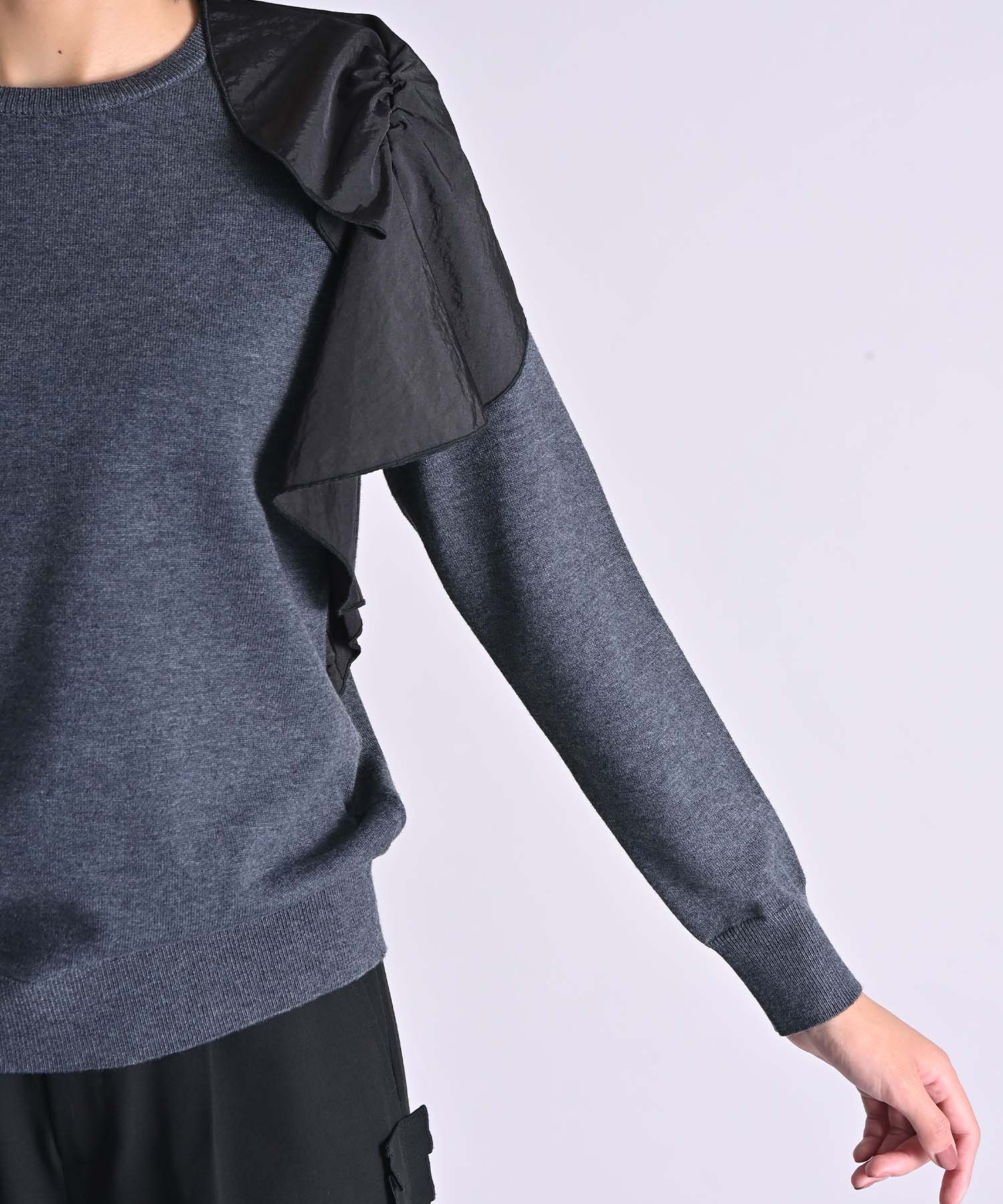 こむぎ　様 アシメモチーフプルオーバー ニット RAW FUDGE