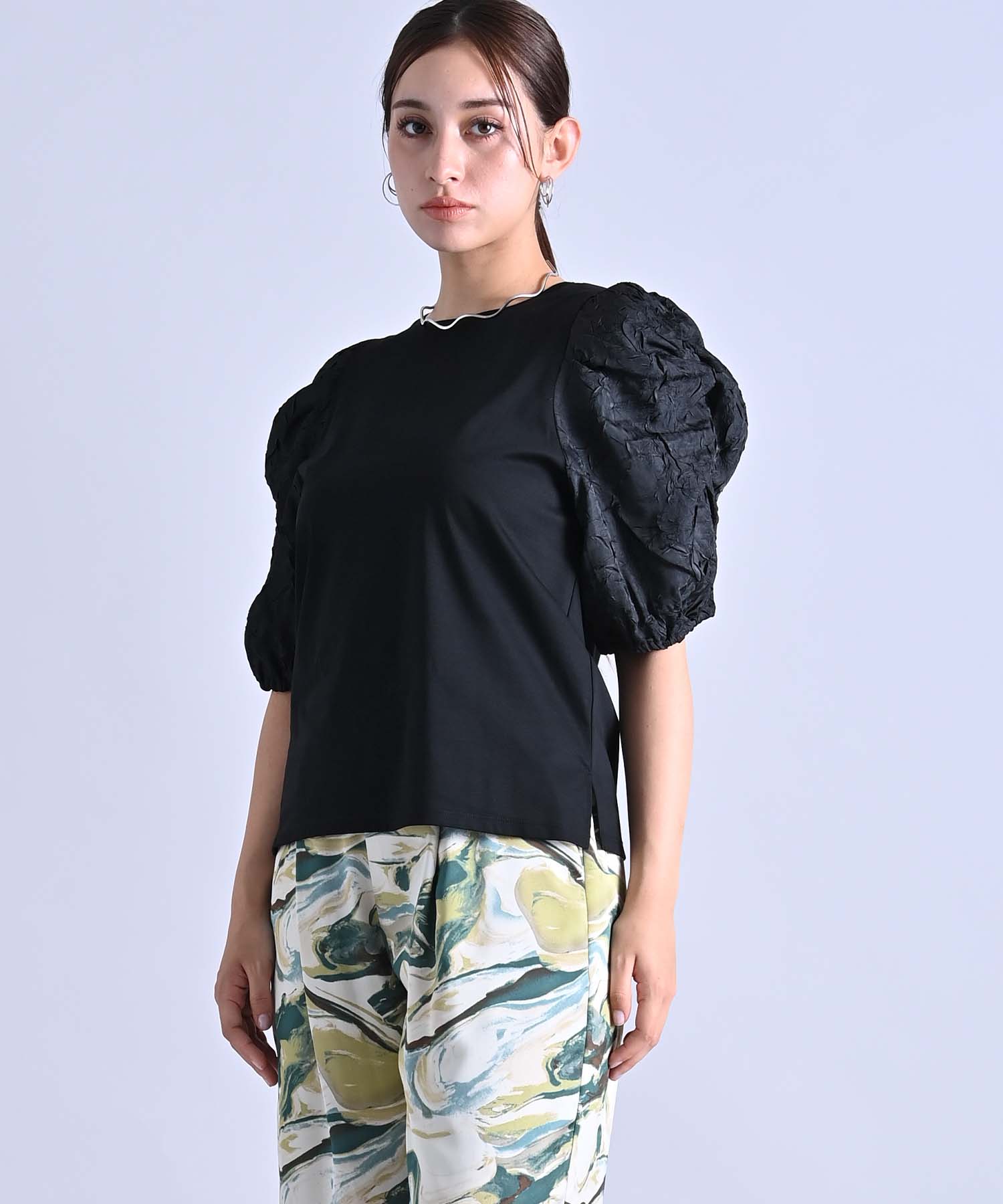 tシャツ シルケット天竺タフタスリーブプルオーバー レディース シルケット天竺タフタスリーブプルオーバー カットソー RAW FUDGE