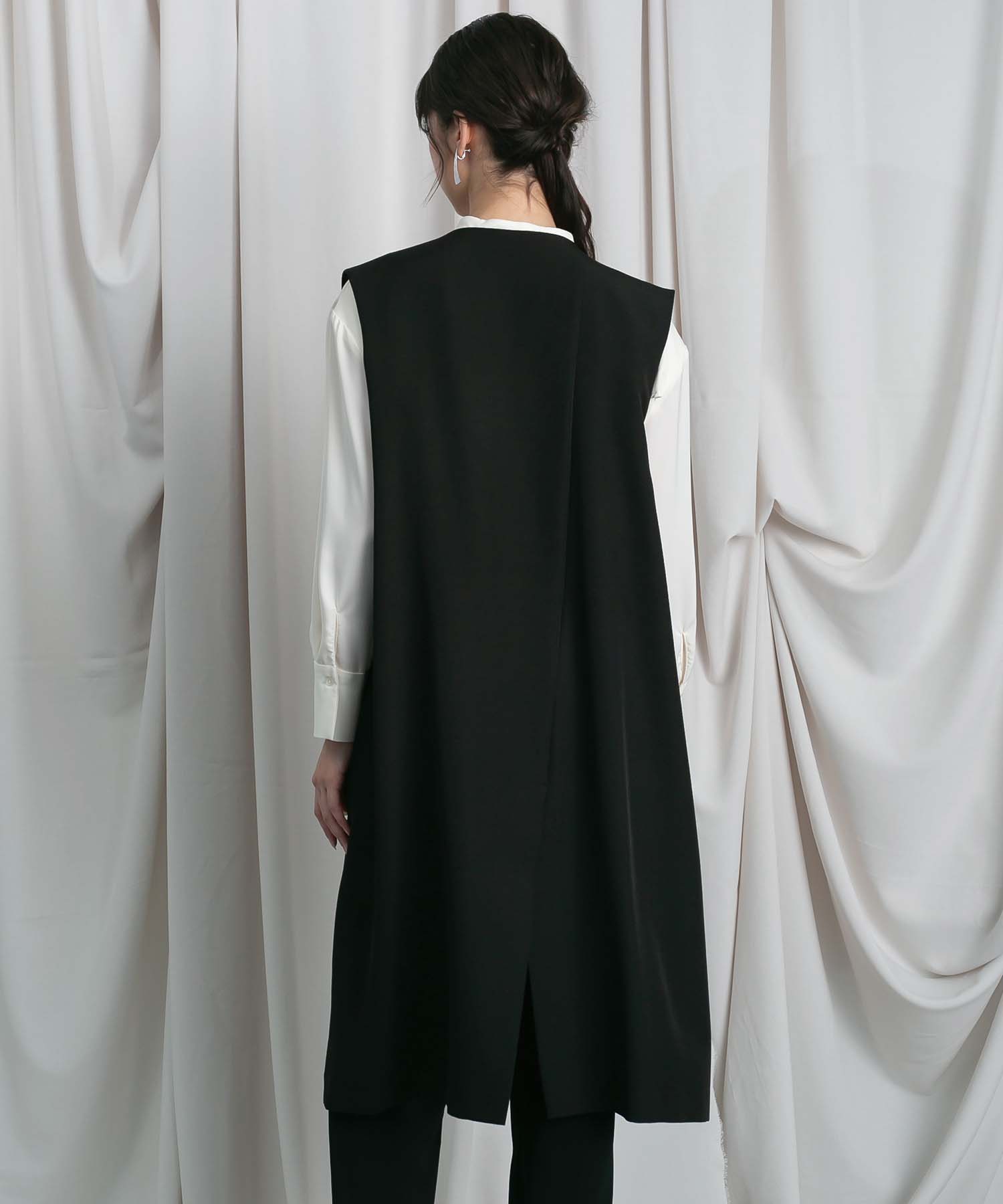 MARLENEDAM 　ロングジレ ツイードロングジレ – FACE SANS FARD