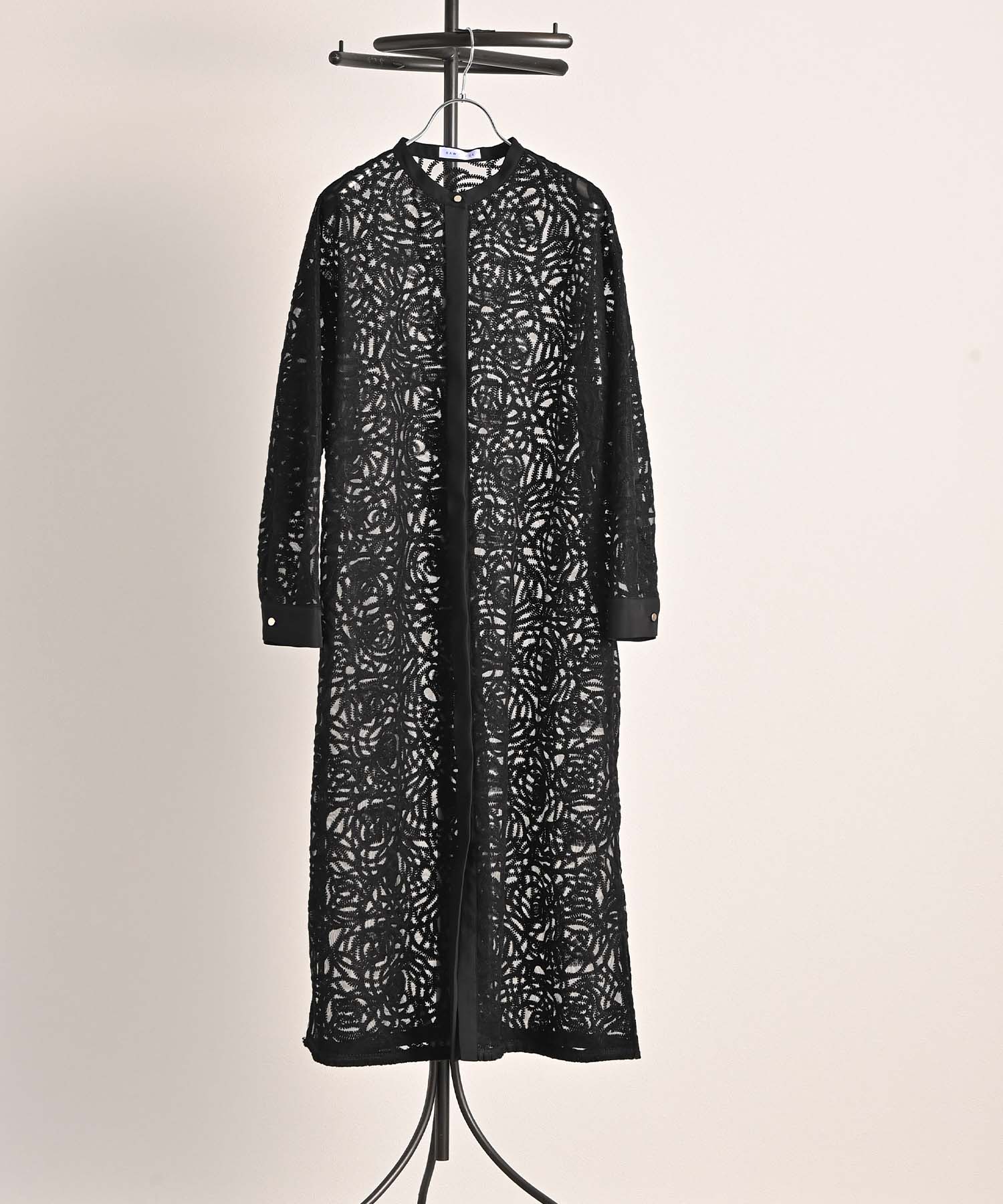 チュール刺繍シャツチュニック onepiece RAW FUDGE