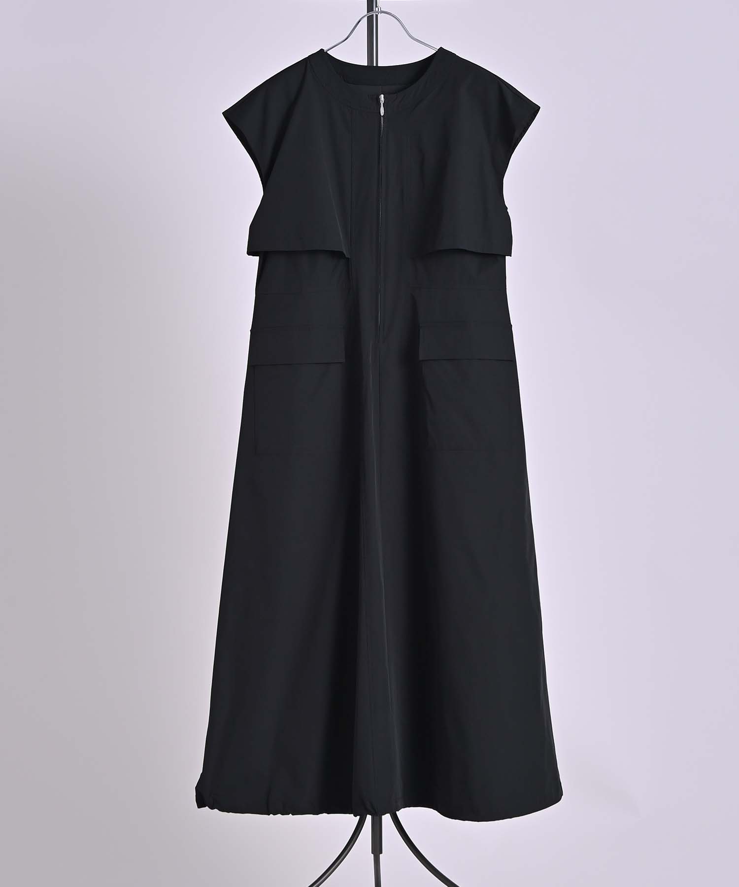 ボレロ風ワークタフタワンピース onepiece RAW FUDGE