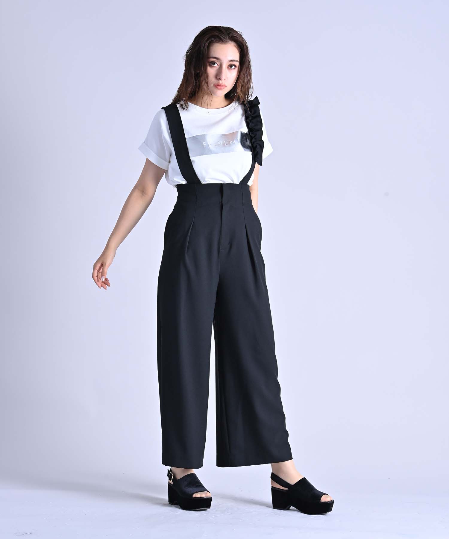 フリルサスペンダーパンツ パンツ RAW FUDGE