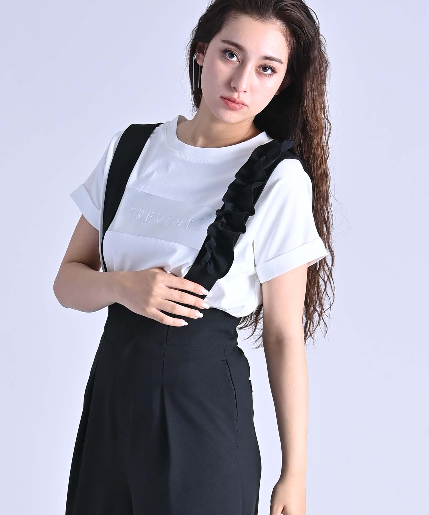 フリルサスペンダーパンツ パンツ RAW FUDGE