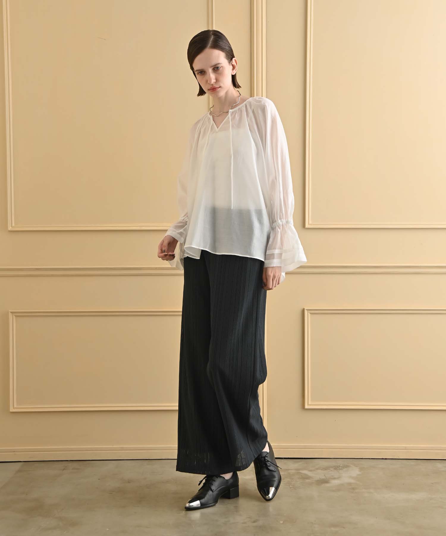 HOUSE OF LOTUS ハイネックトップス M テラコッタ タグ付未使用 