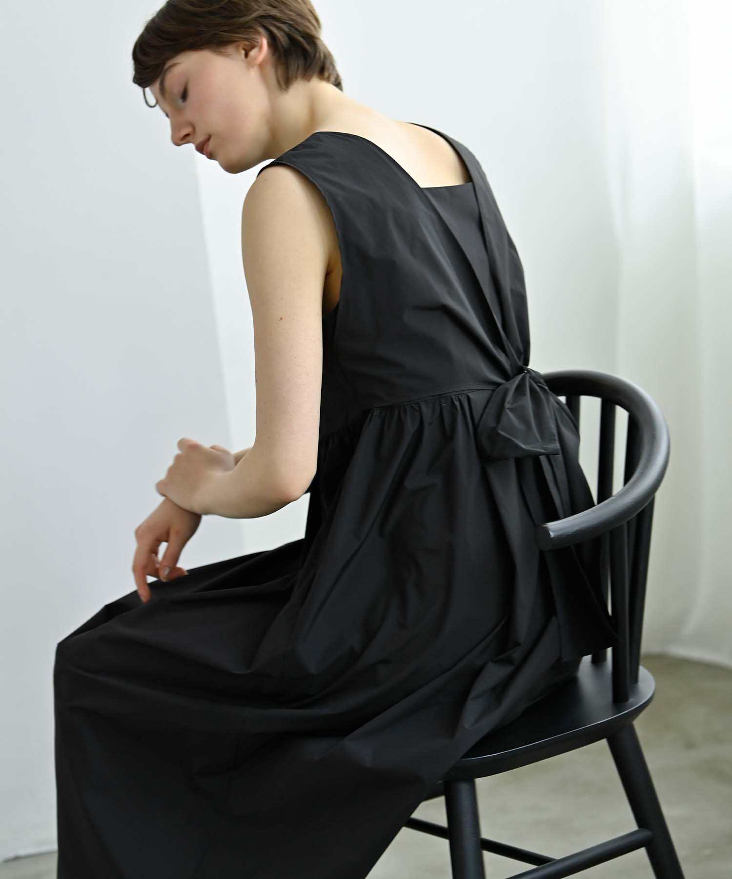 前後2WAYリボンタフタワンピース onepiece RAW FUDGE